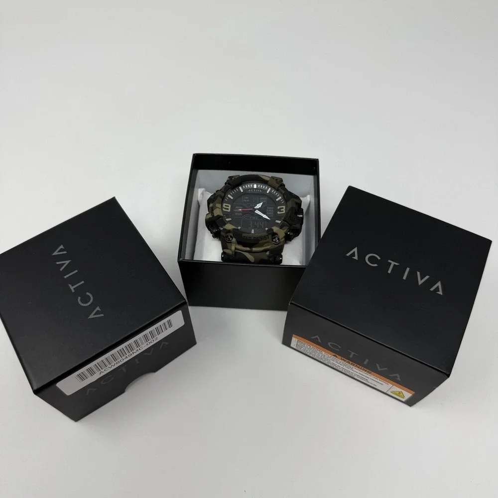 ACTIVA Men's Analog Digital Watch ACW8049MC-002 Camo